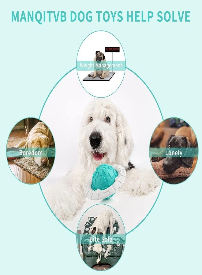 Kimee Dog Ball Toys - Durable Natural Rubber Ball for Aggressive Chewers | Safe, Non-Toxic Chew Toy | Squeaky Flying Disc UFO Dog Toy (Blue, Pack of 1) - Image 5